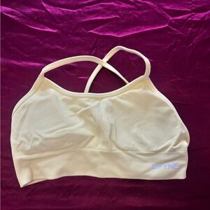DPYNE Cream Sports Bra